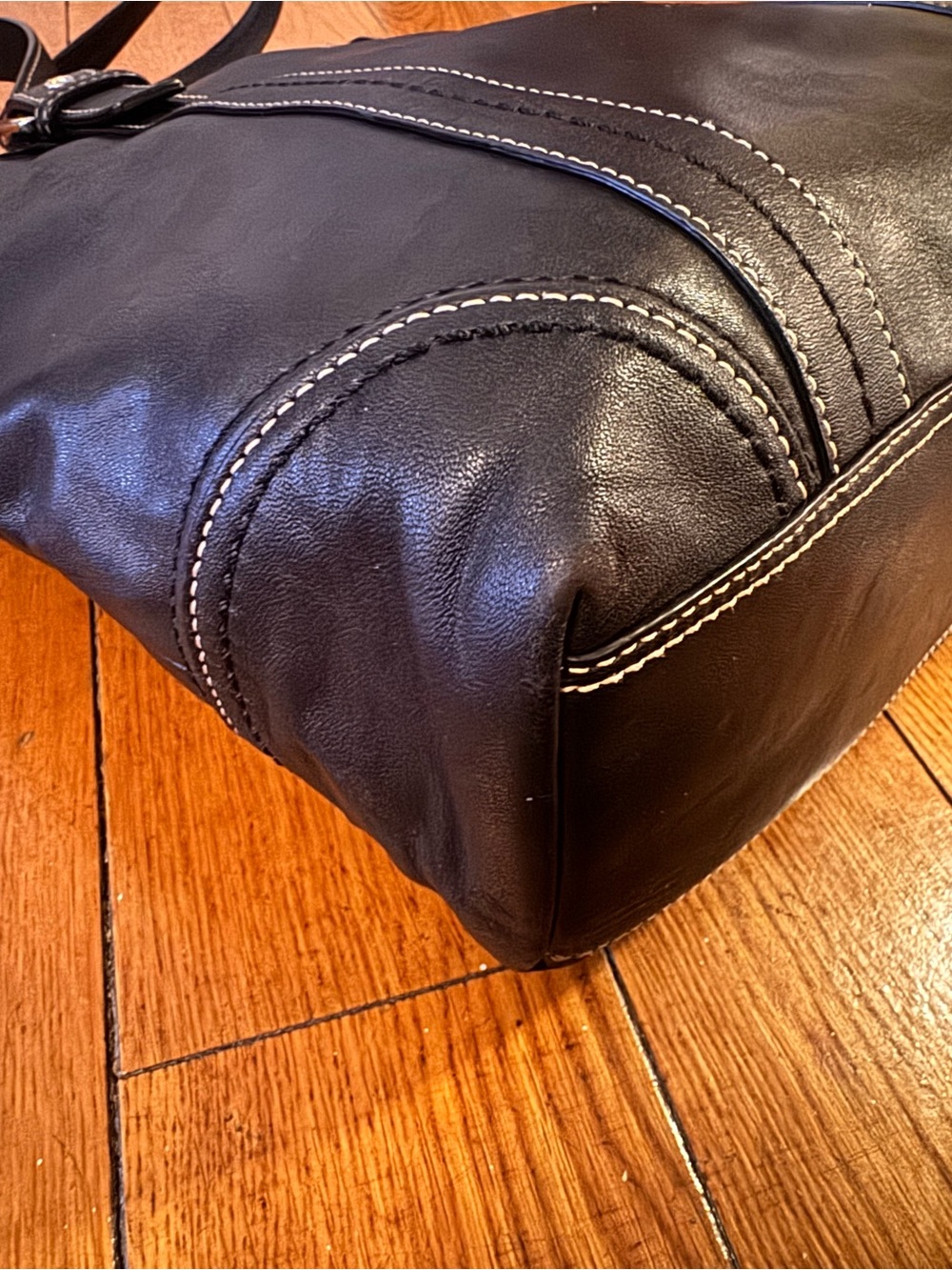 Vintage Coach Hampton tote bag 12607 black - Picture 6 of 9